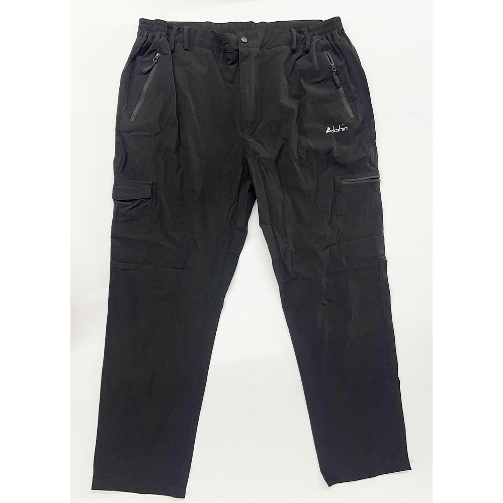 Clöthin Men's XL Black Outdoor Cargo Pants Hiking Utility Zip Pockets‎